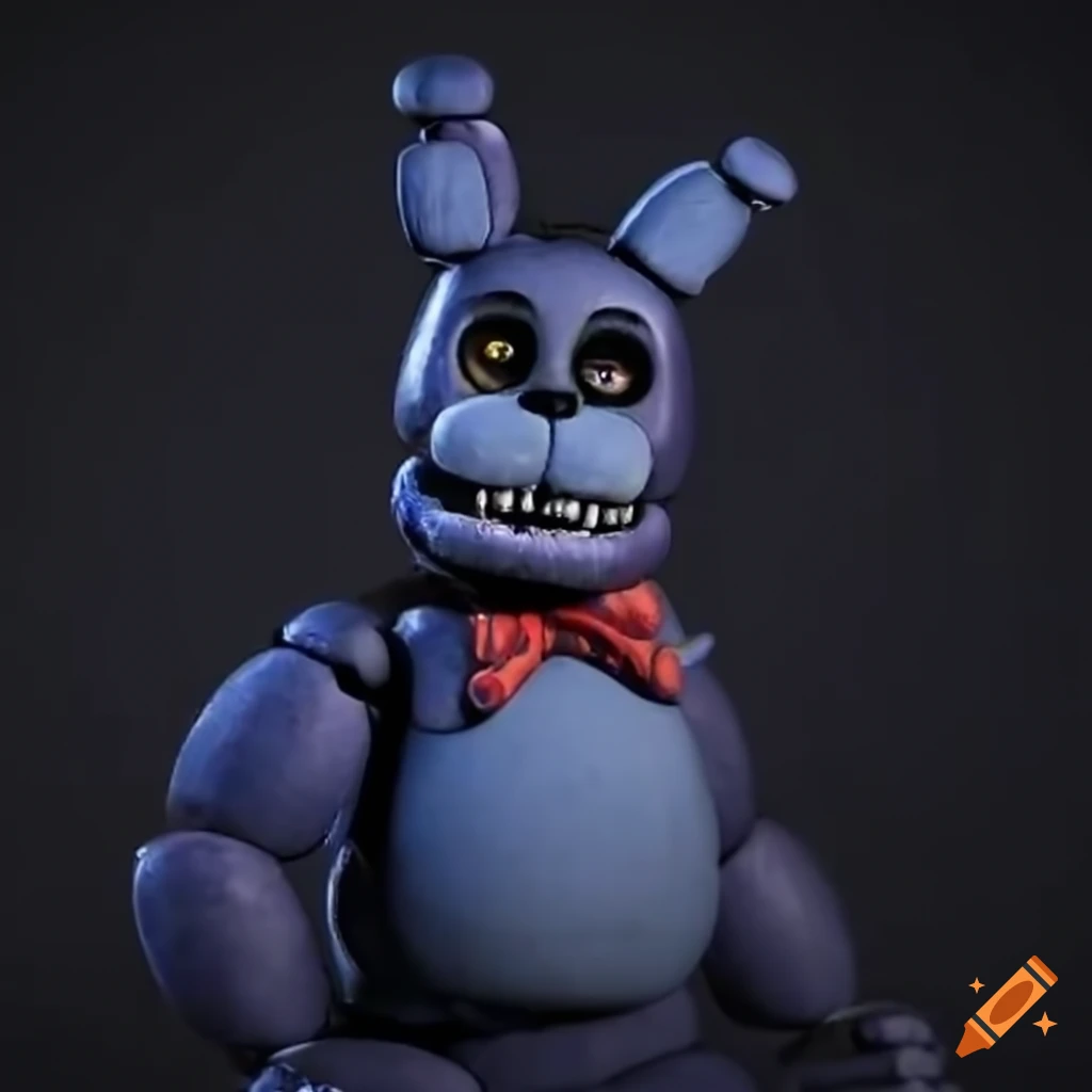 Blue withered Bonnie character
