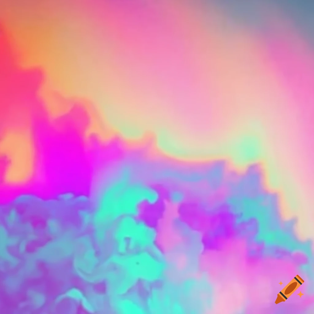 Pastel dust VHS aesthetic