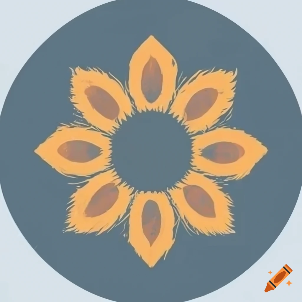 Sunflower under a sunny sky in an urban city setting