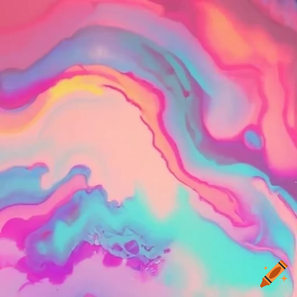 Pastel dust VHS aesthetic
