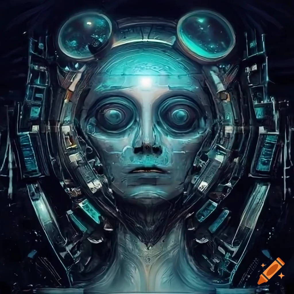 70s sci-fi organic machine art in 4k resolution by Akira Toryiama