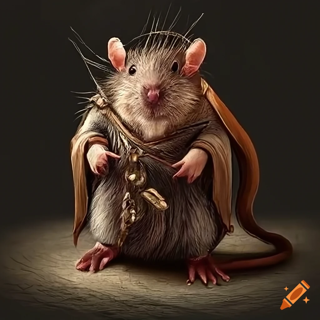 Ratfolk in robes with a love for shiny jewelry