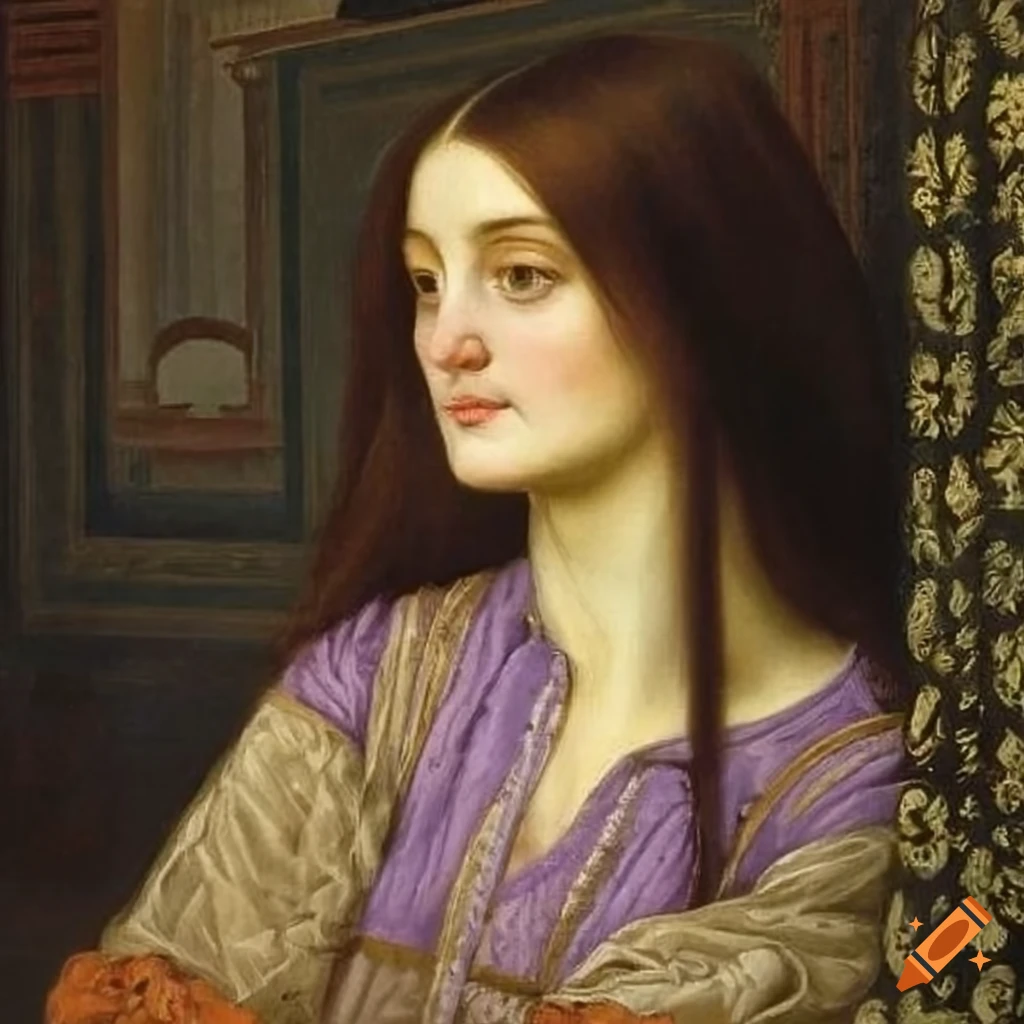 Girl sleeping in a historical Persian home with moonlight through the window