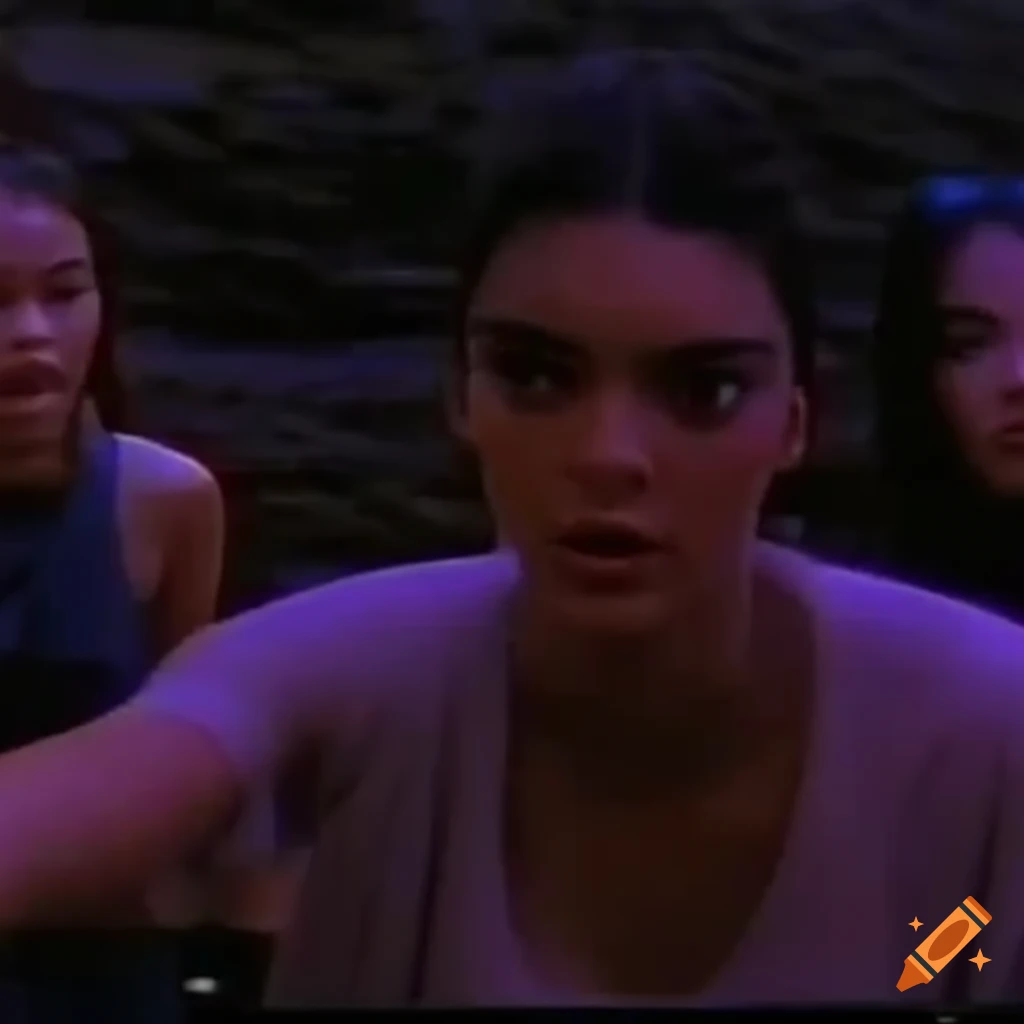 Glitchy VHS footage from the movie Nowhere by Gregg Araki with 90s tape video style