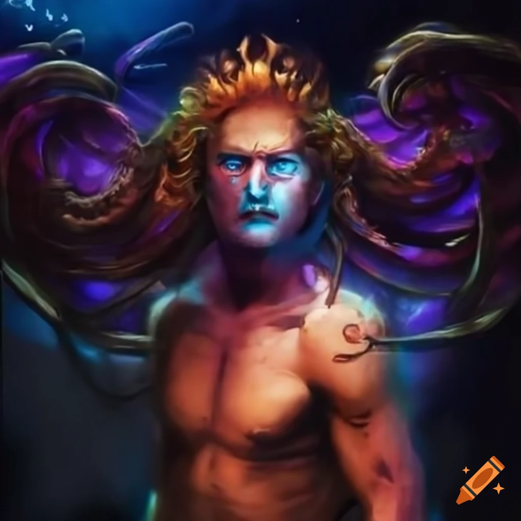 Joseph Steven Marshall in a dream world unleashing his fullest dream powers