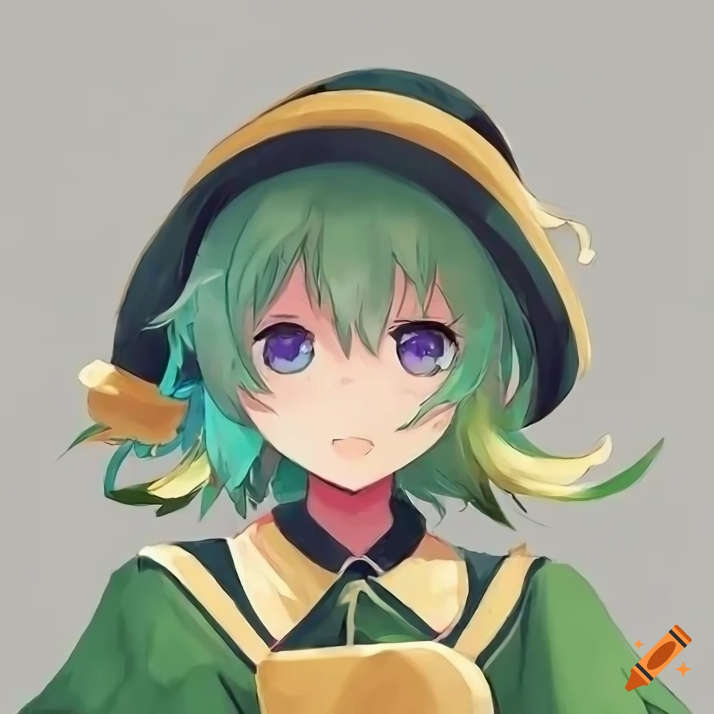 Koishi Komeiji wearing a hat