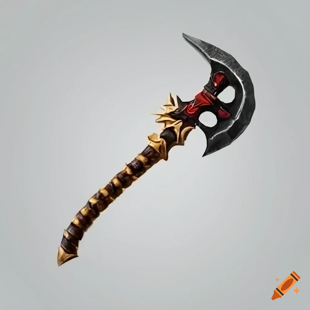 Mythic sword, axe, and hammer