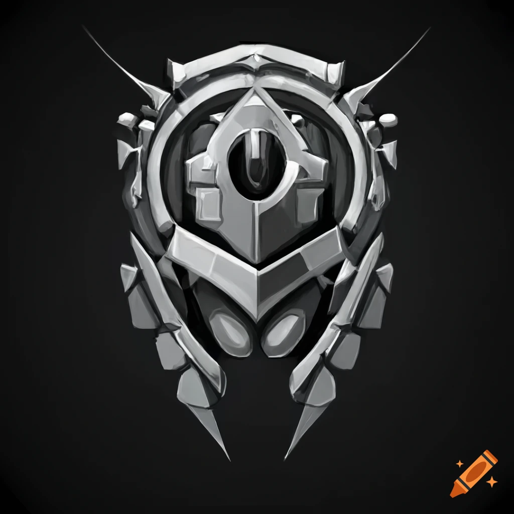 Stylized emblem of a sci-fi mercenary unit