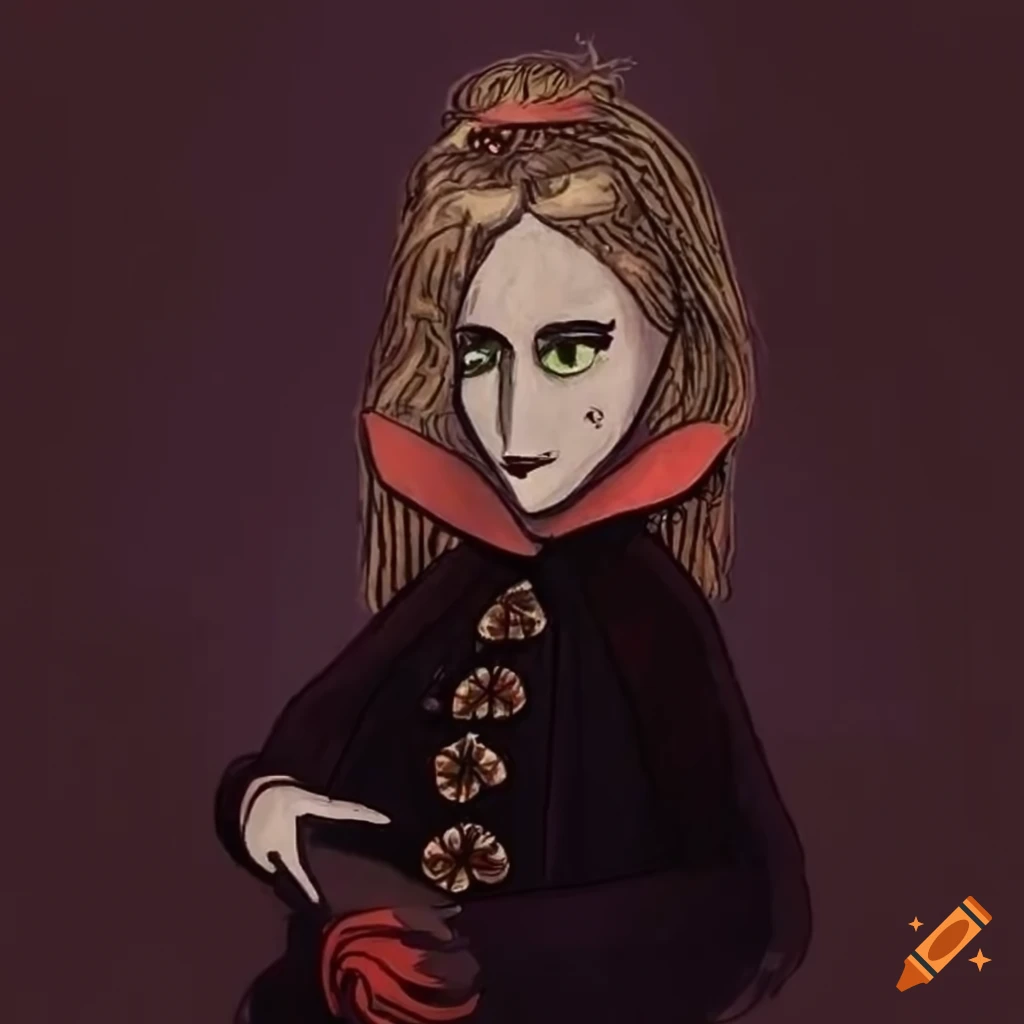 Unique 2D art style of Emily by Nikifor Krynicki