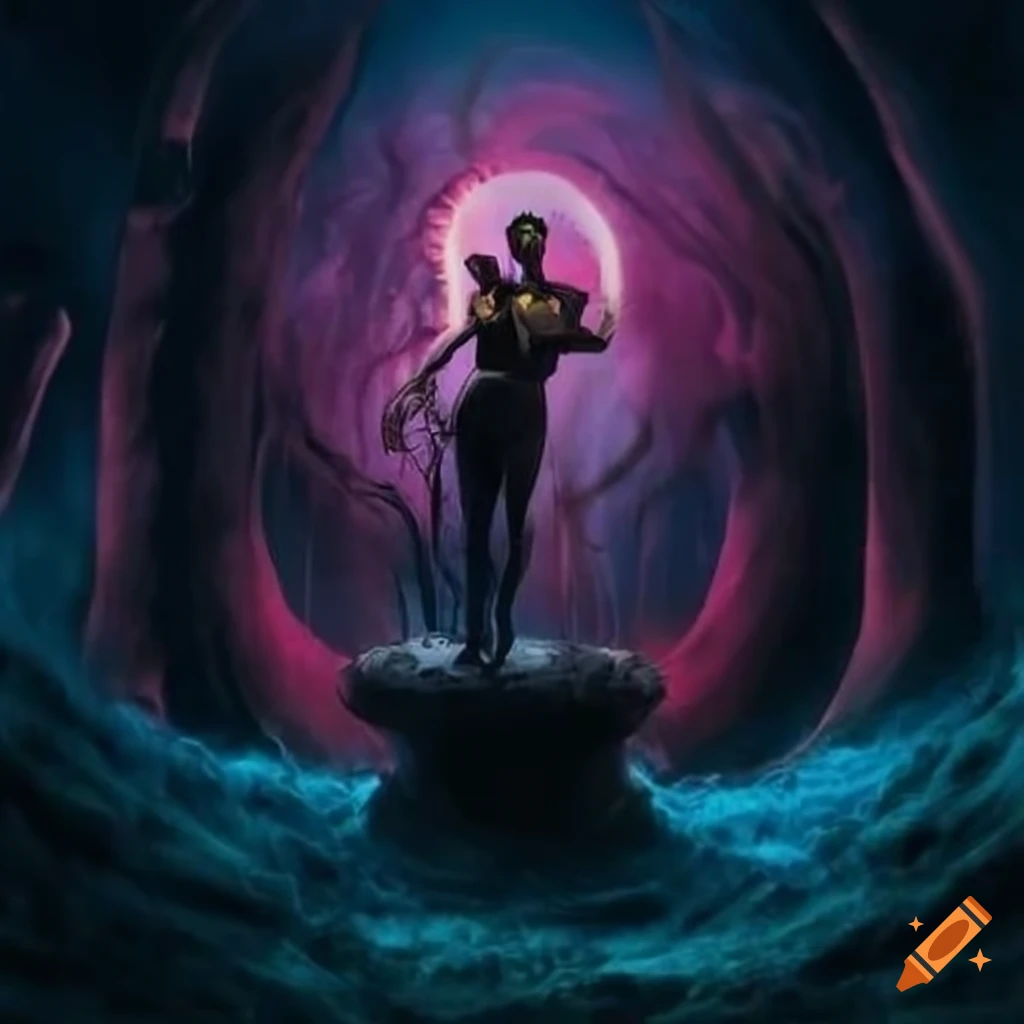 Joseph Steven Marshall in a dream world unleashing his fullest dream powers