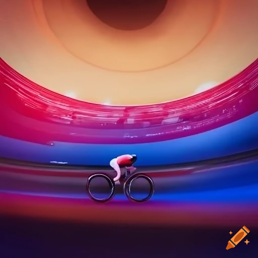 Cycling track cup velodrome