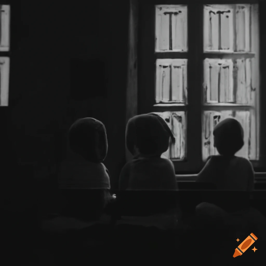 Creepy abandoned school building