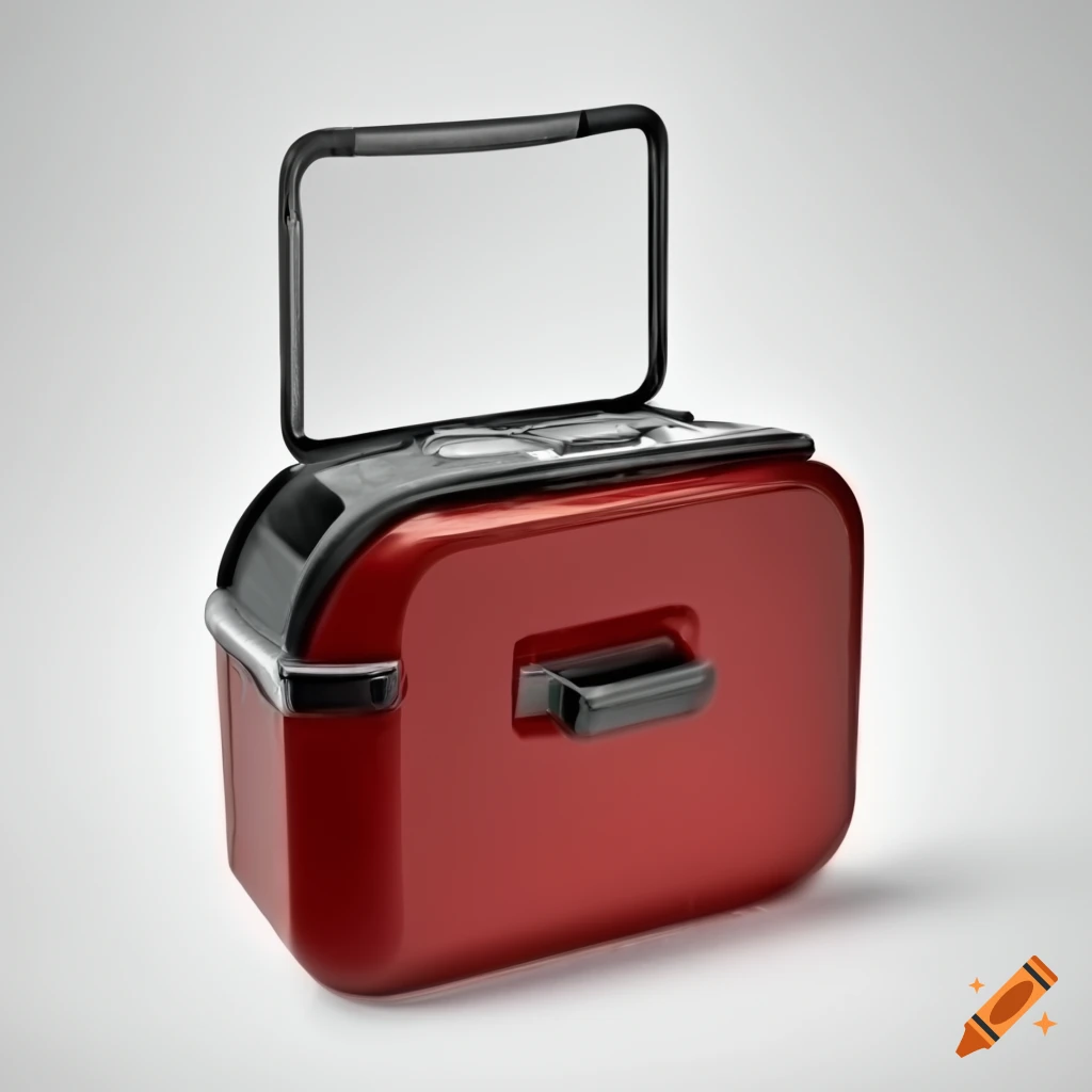 Man's lunchbox in photorealistic style