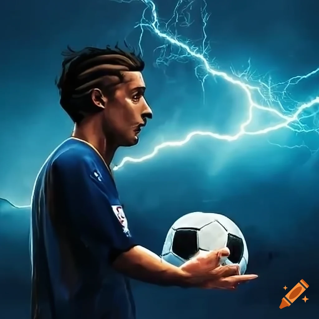 Soccer player struck by thunder
