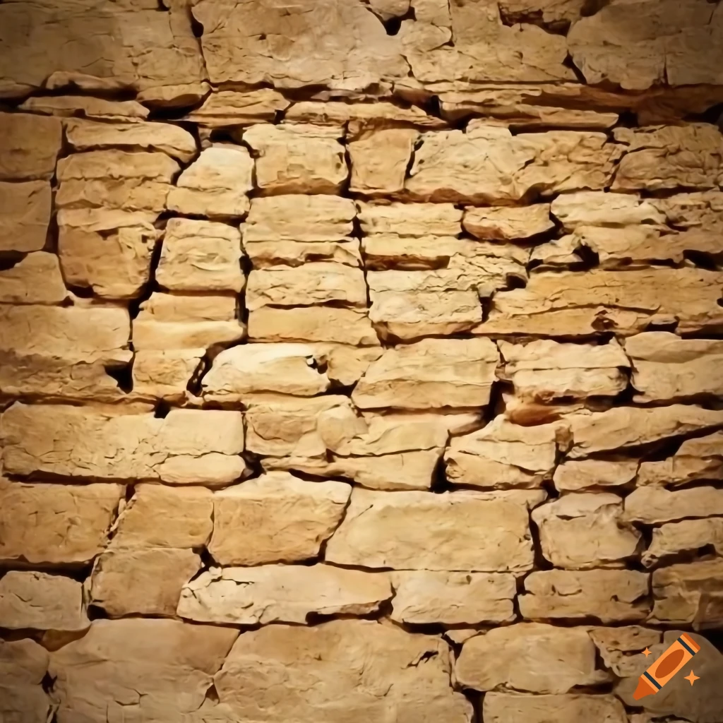 Pyramid limestone wall background