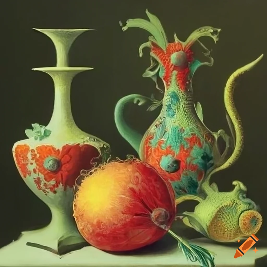 Rococo Haeckel still life