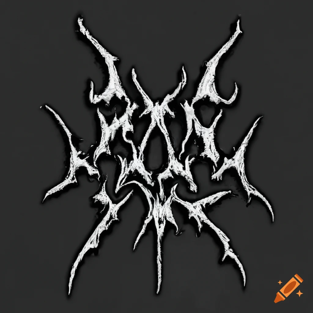 Black metal logo of the brand Mayhem Mode