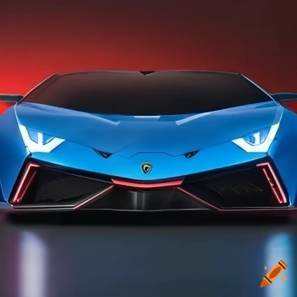 2025 Lamborghini Temerario with vibrant colors and sleek design on Craiyon