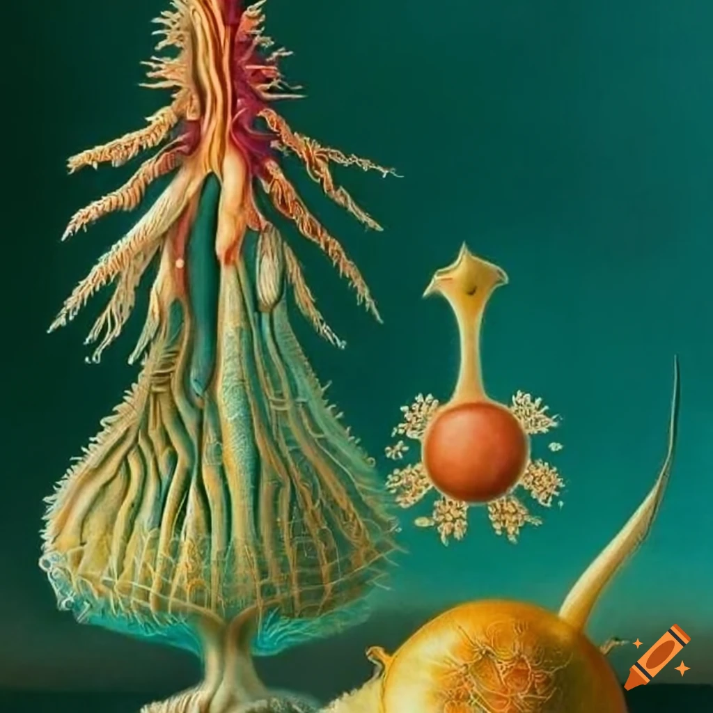Haeckel inspired still life