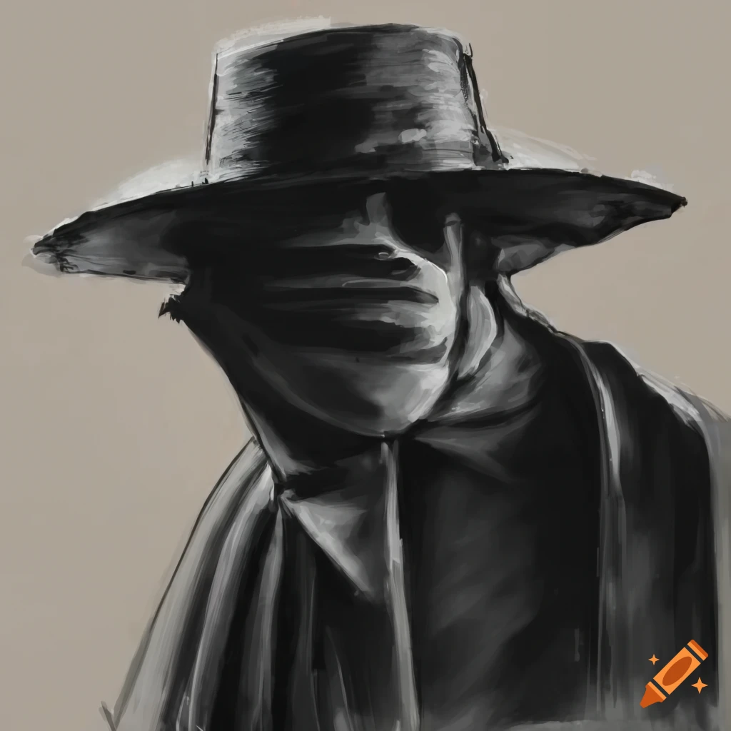 Man in wide-brimmed hat with staff