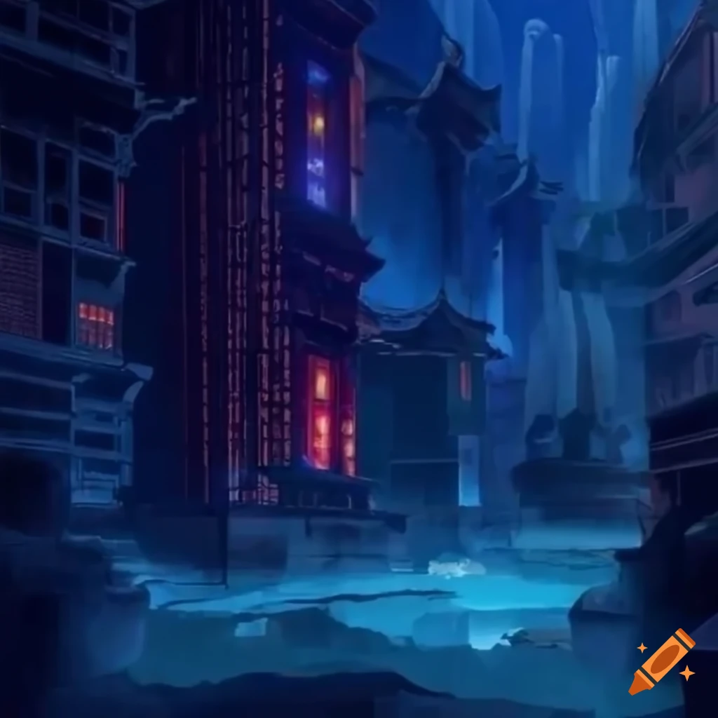 Ancient Egyptian maze, gaming scene concept design, god's palace
