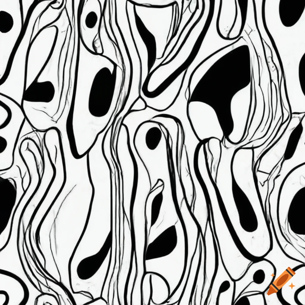 Abstract minimalist African contemporary art print