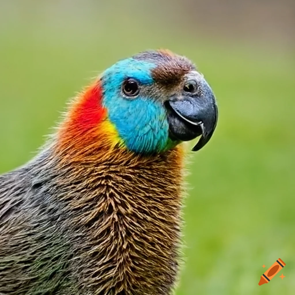 Capybara parrot hybrid