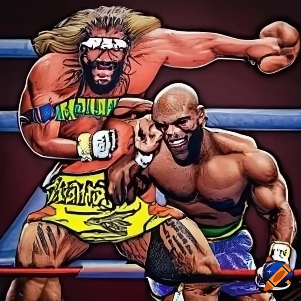 Macho Man Randy Savage and Mike Tyson fusion causing chaos