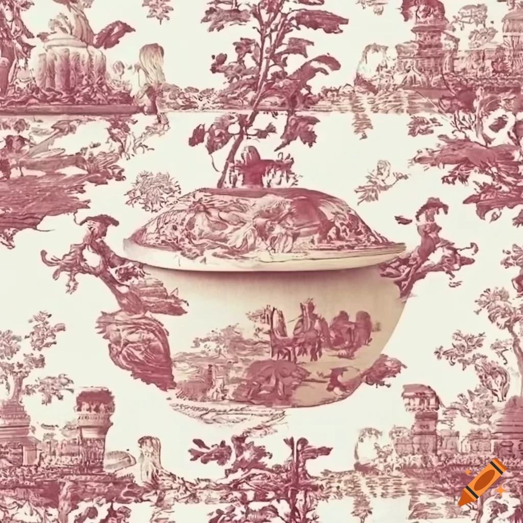 Toile de Jouy pattern design