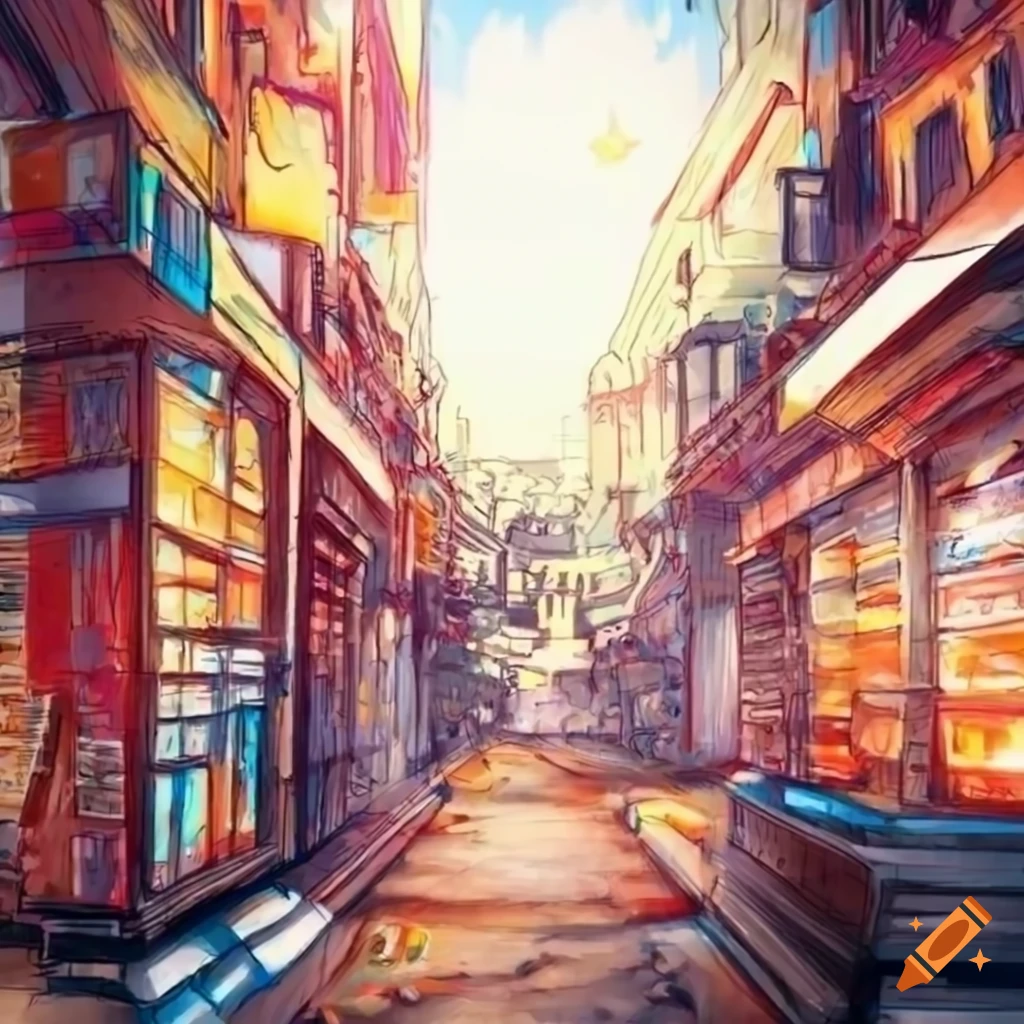 Computer and gadgets store drawing background
