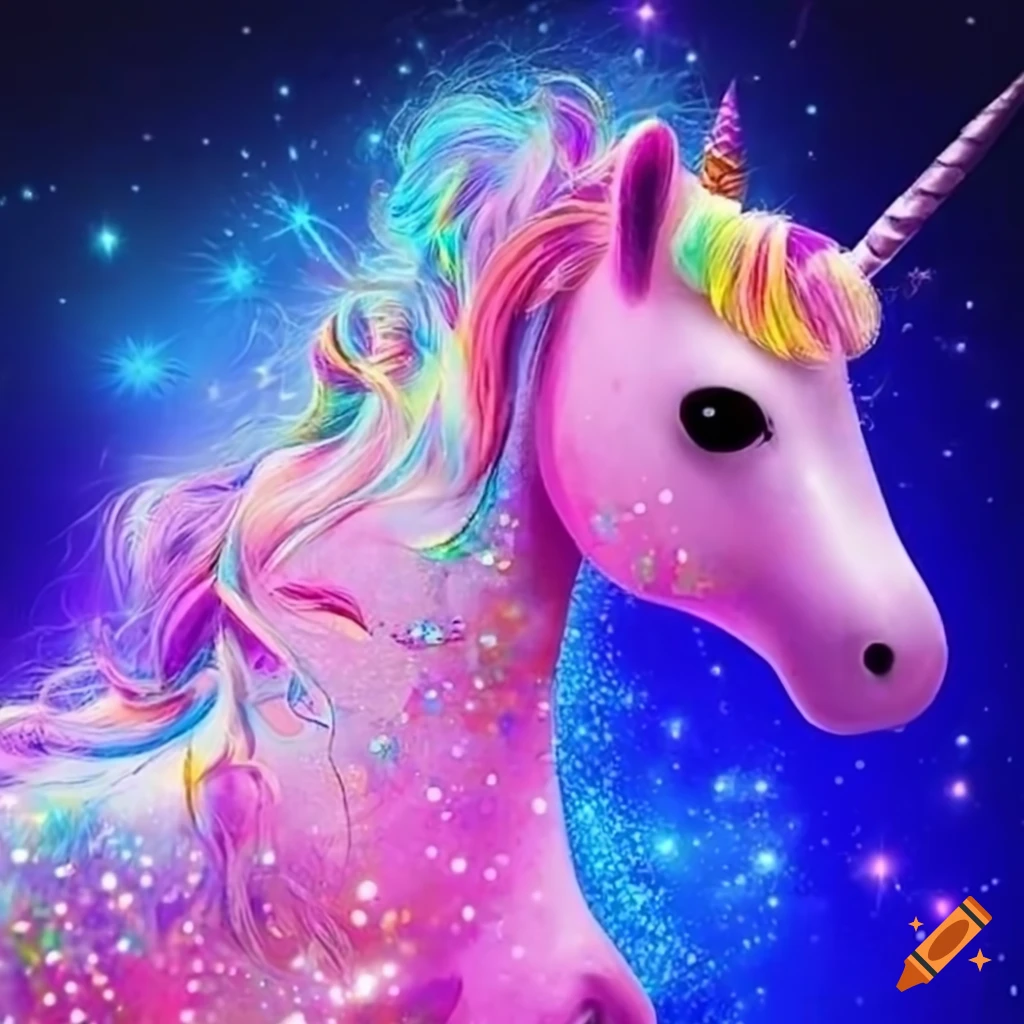 Sparkly unicorn