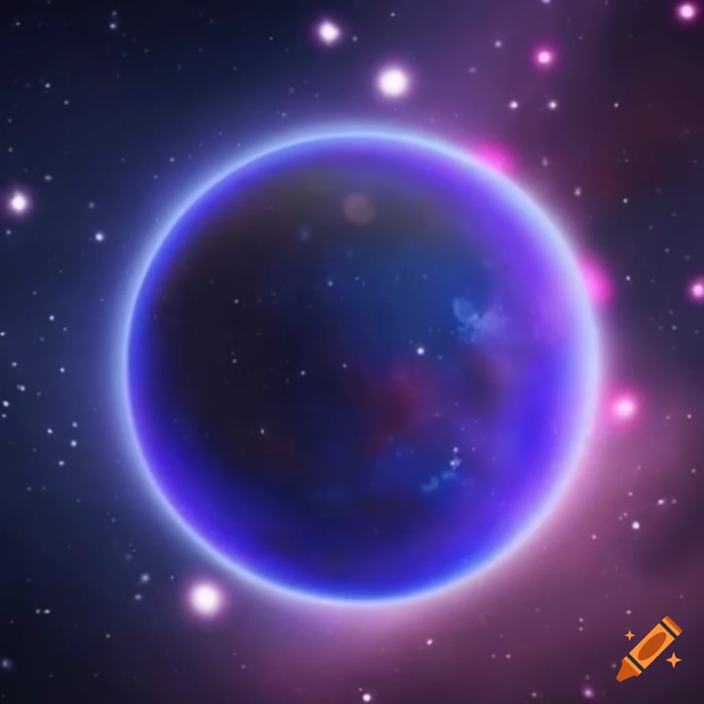 Sparkling magic planet