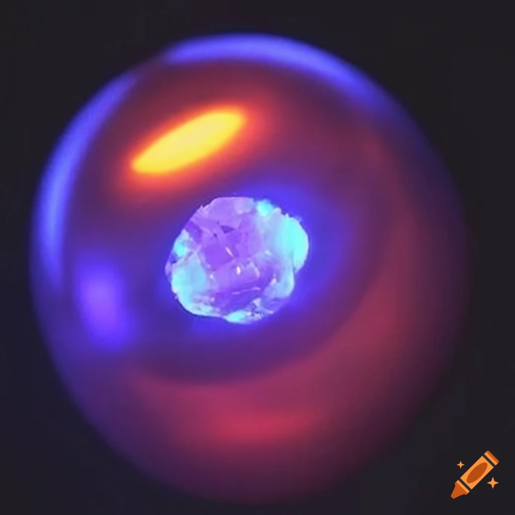 Glowing topaz orb