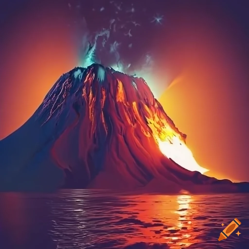 Space volcano