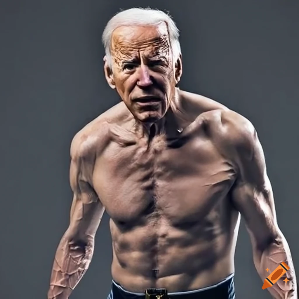 Muscular man in boxing gear
