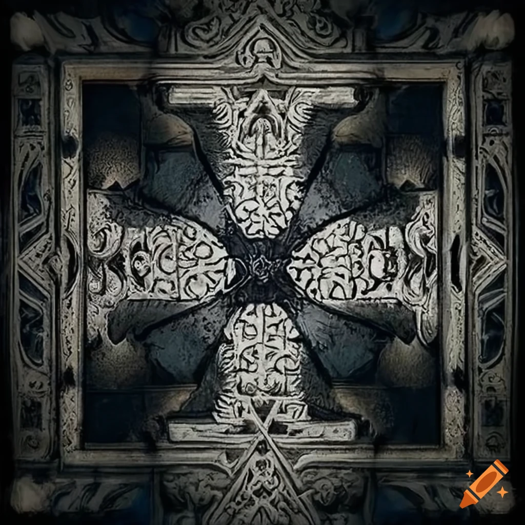 Shadowy Jerusalem cross