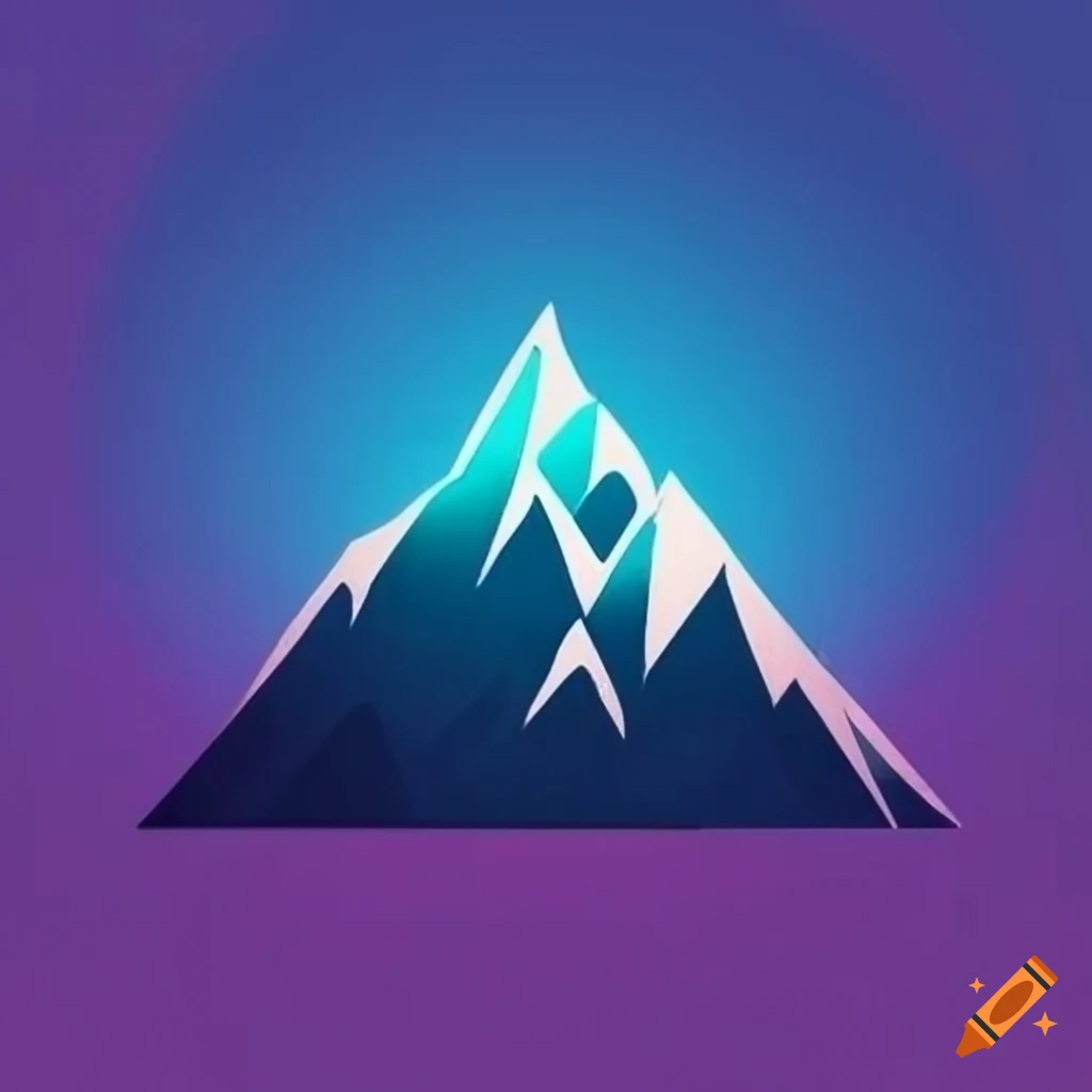 La montagne bleu logo