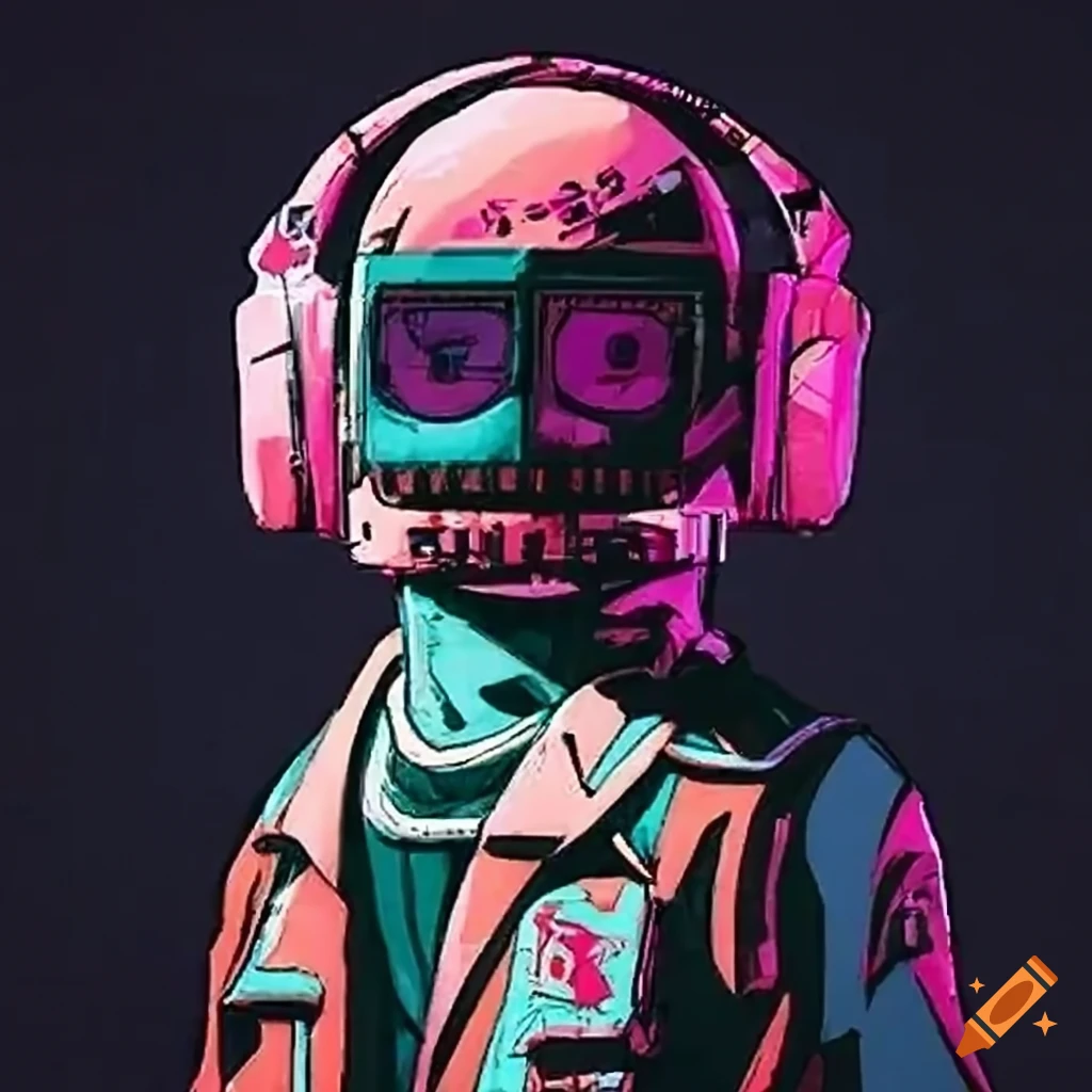 Hotline Miami with Katsuhiro Otomo style