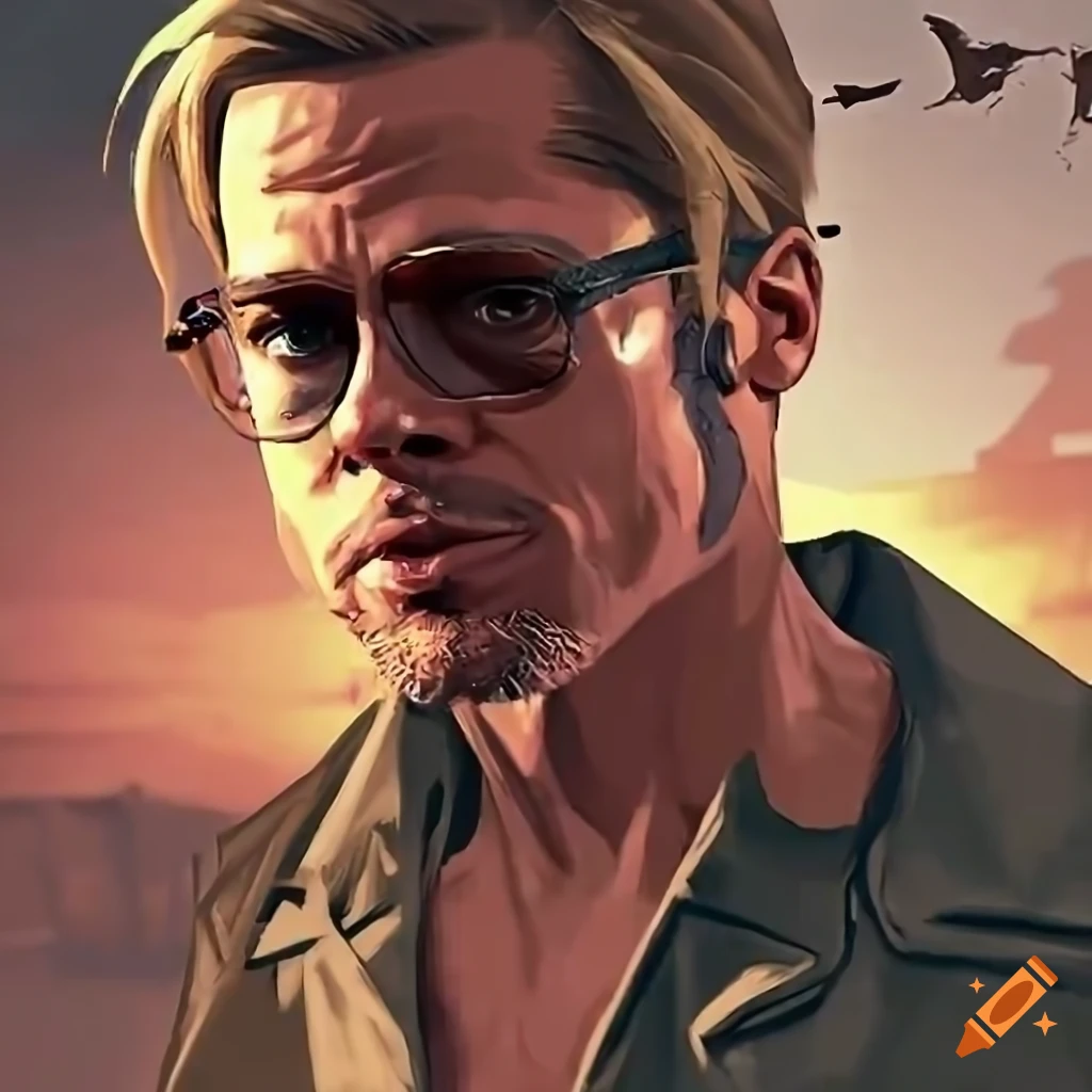 Brad Pitt in GTA style
