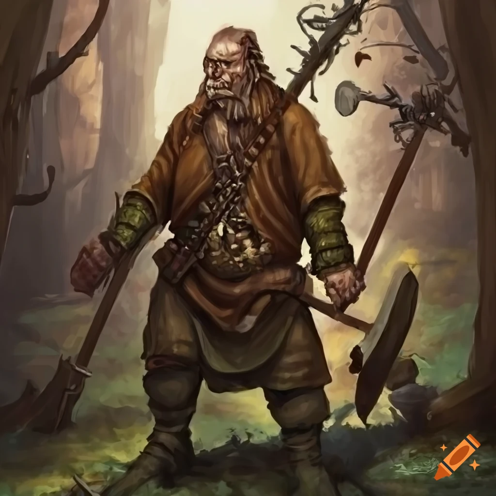 Peasant in a Warhammer fantasy setting
