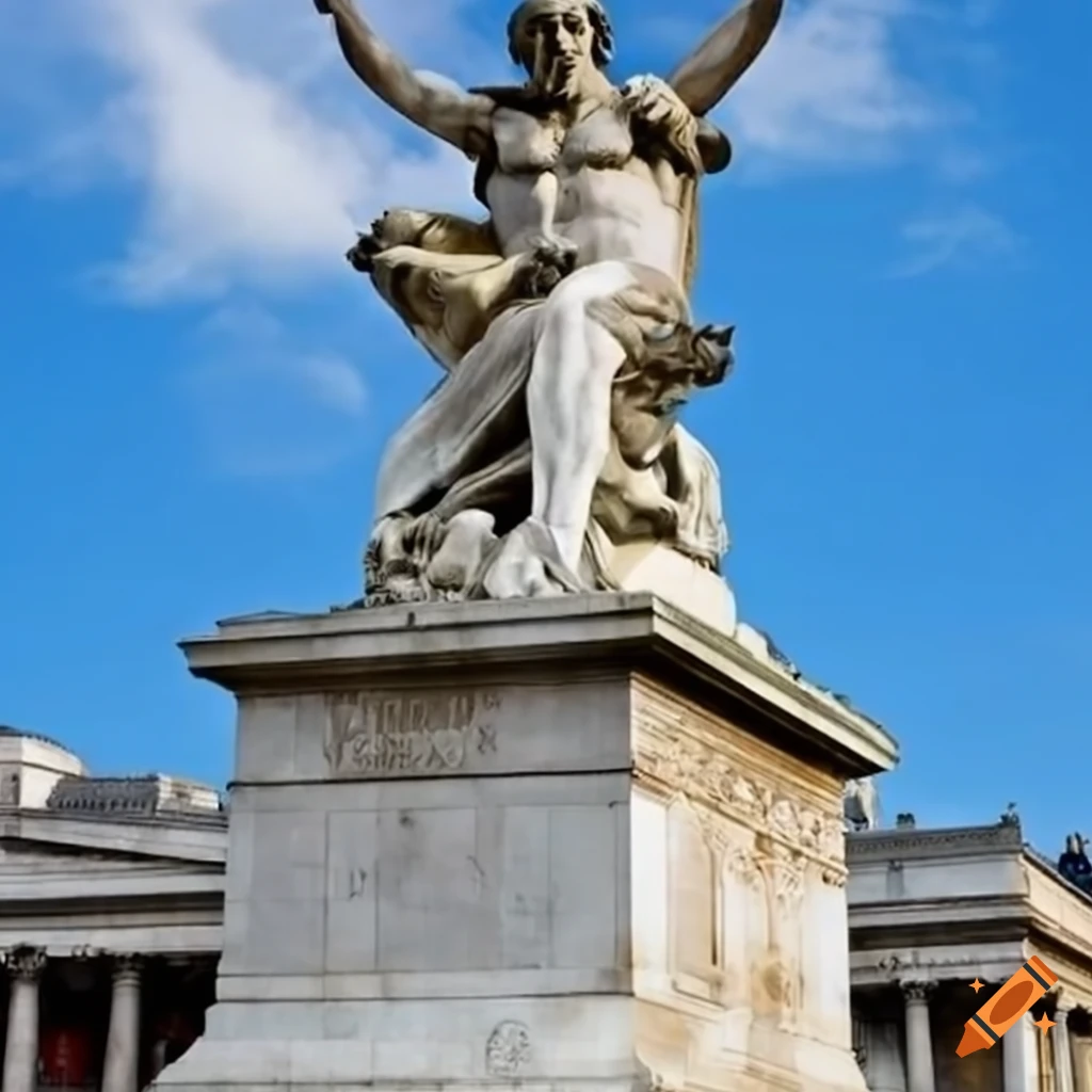 The God of Trafalgar Square
