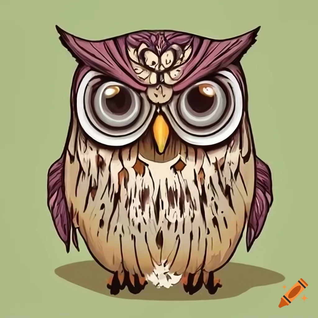 Owl on Craiyon