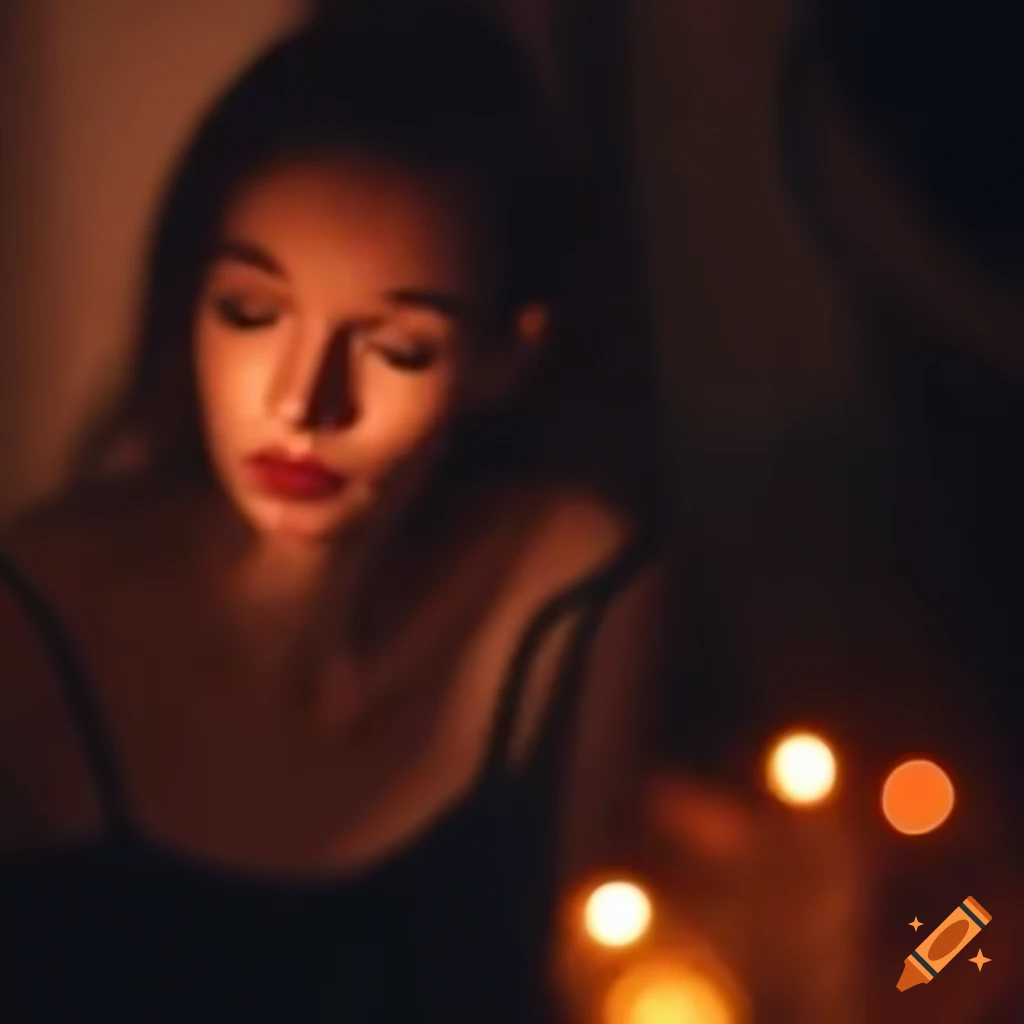 People talking in a cozy small room with bokeh effect