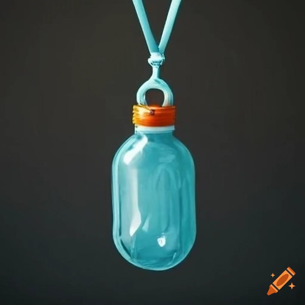 Upcycled plastic bottle lanyard
