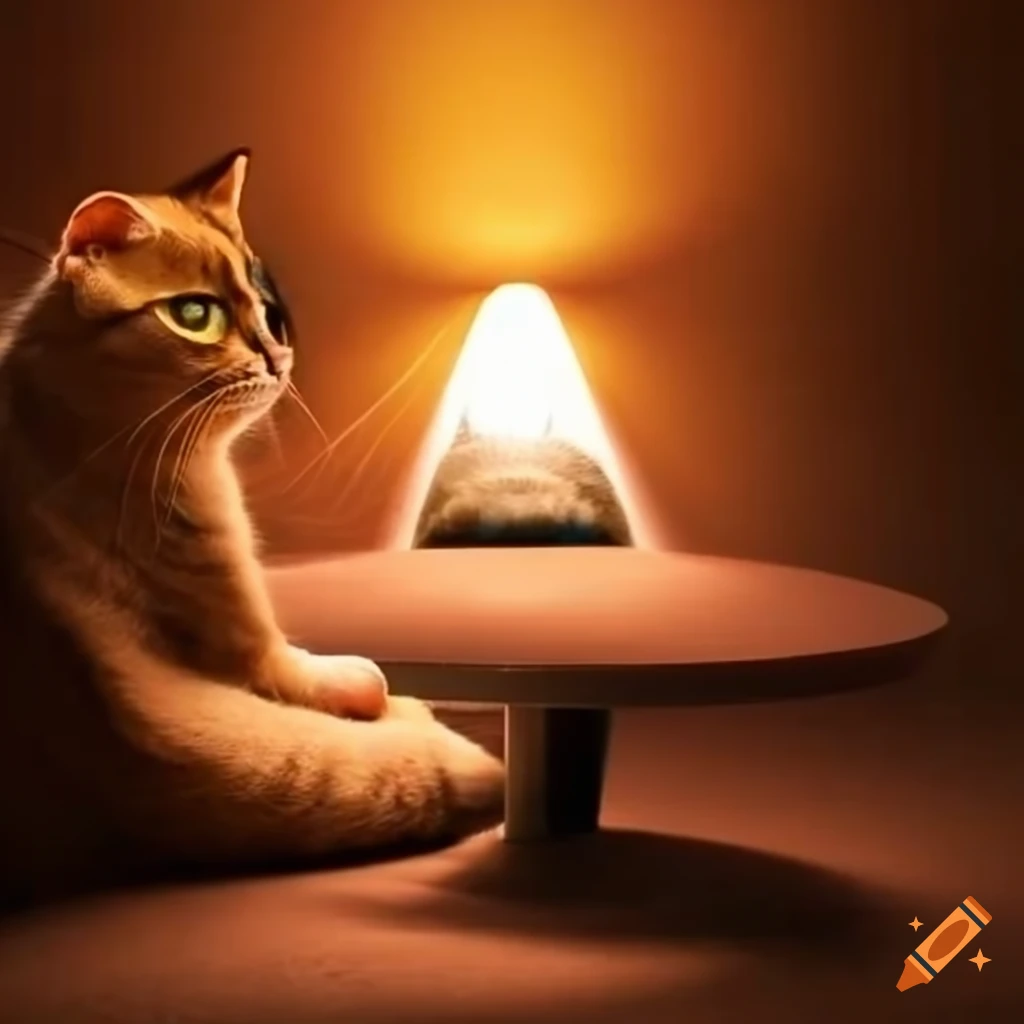 Calico cat relaxing by the heater
