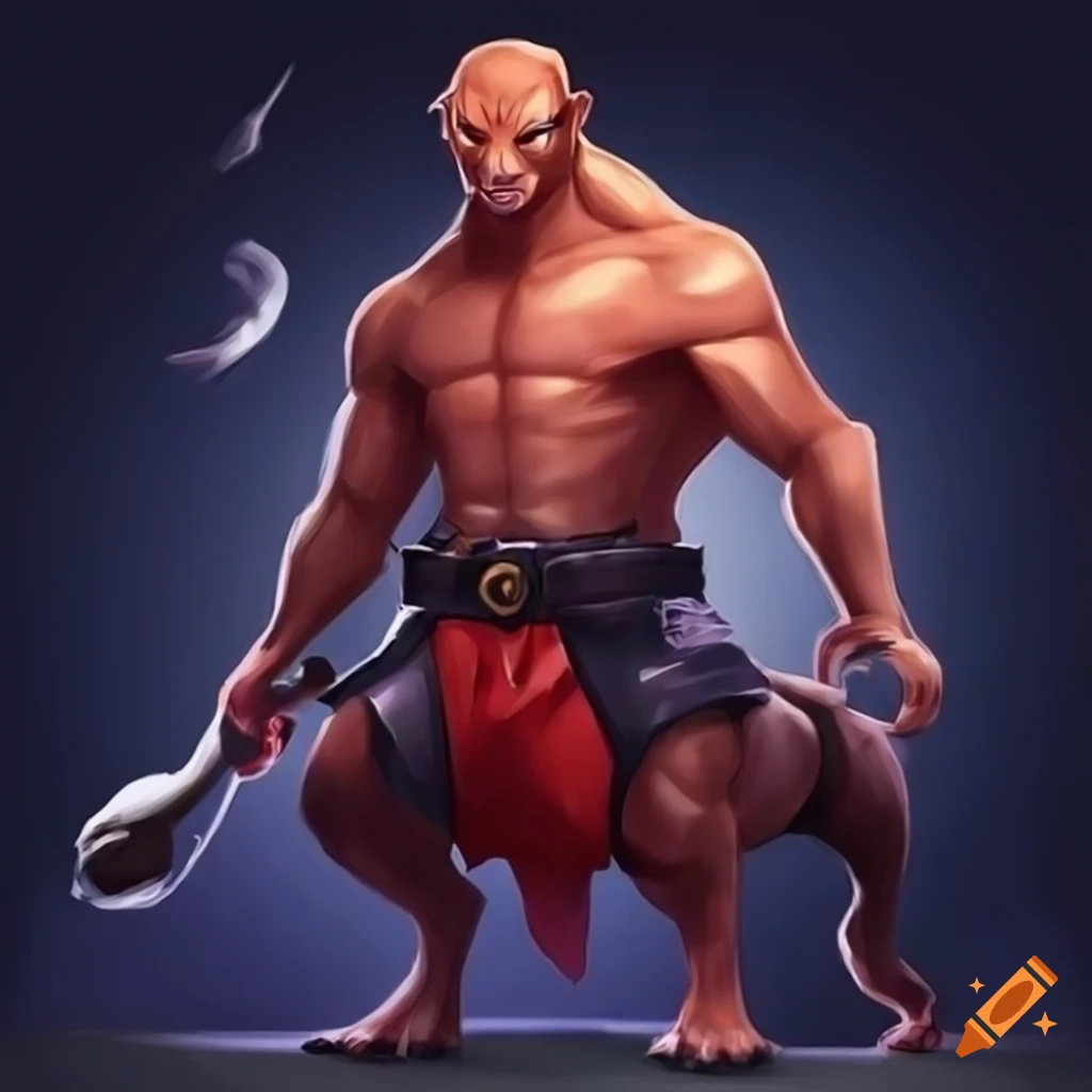 Lee Sin with a dog