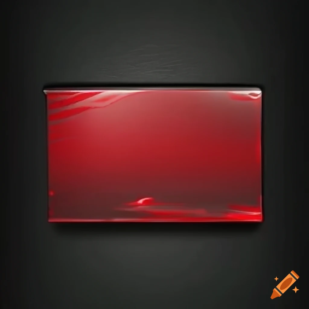 Red metallic business card with Sebastian's VIP in black text