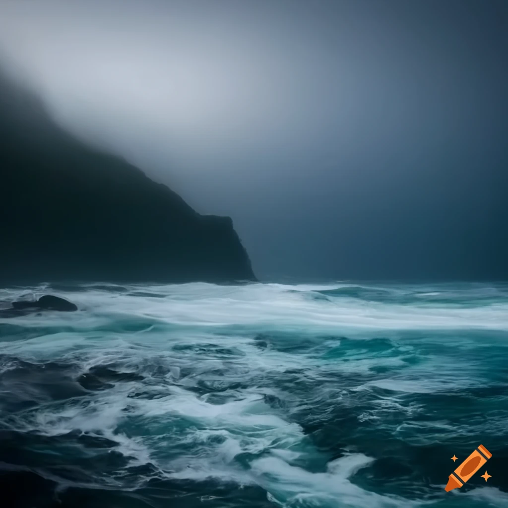 Rough ocean