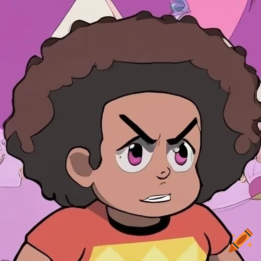 Steven Universe in Boondocks art style