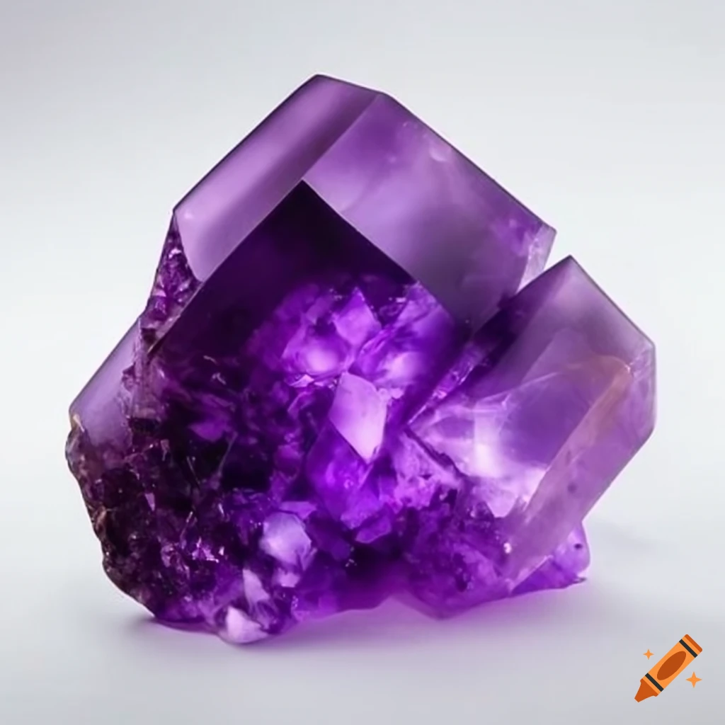 Mystical amethyst crystal